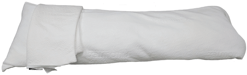 Cooling Bamboo Body Pillow Cover - Hypoallergenic & Breathable for Side Sleepers | Perfect for Pregnancy, Back Pain Relief & Comfortable Lounging