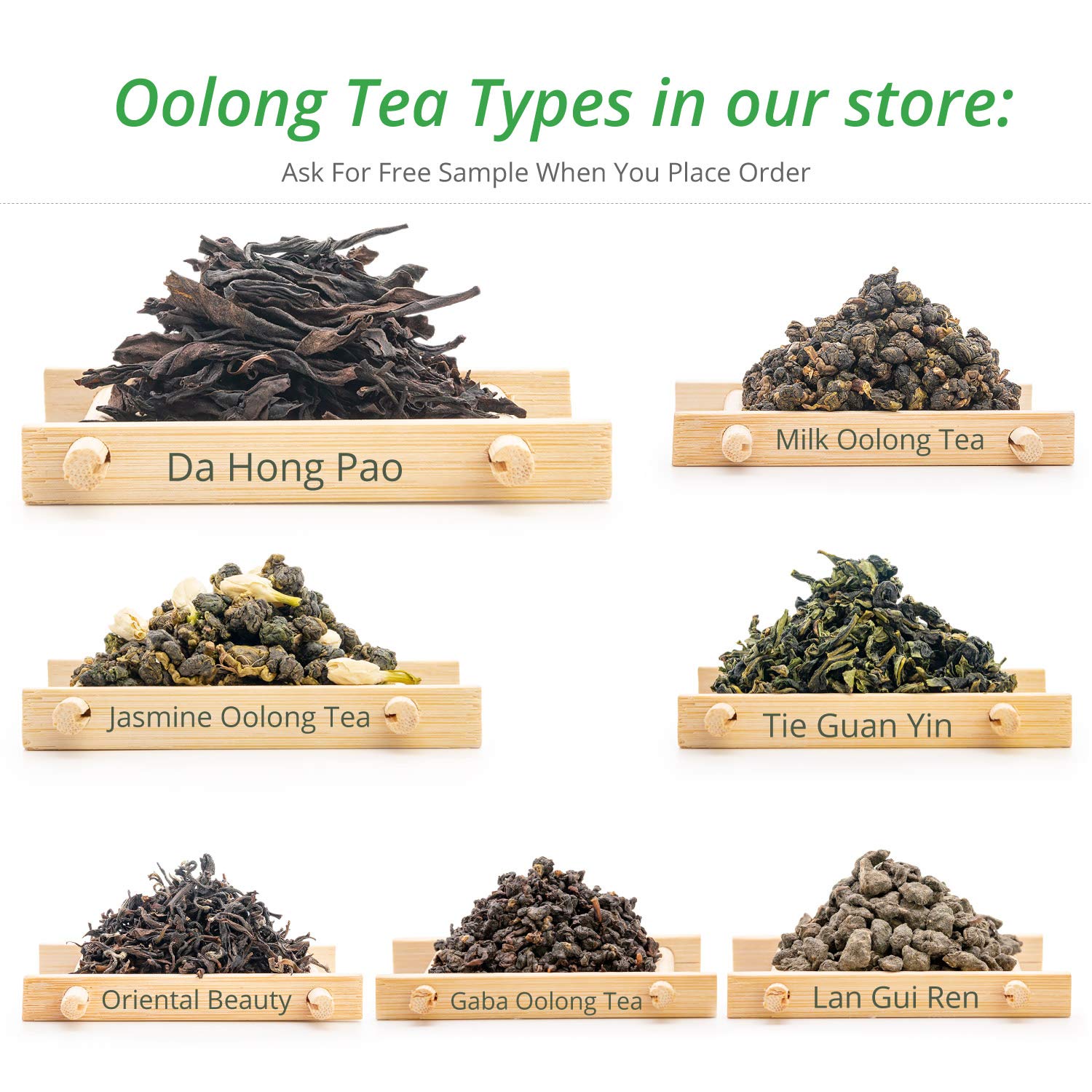 Premium Taiwan Gaba Oolong Tea Loose Leaf 500g/17.64oz - High Mountain Alishan Wulong Black Tea - Naturally Processed Organic Tea Leaves - Perfect for Relaxation, Stress Relief & Afternoon Tea Time
