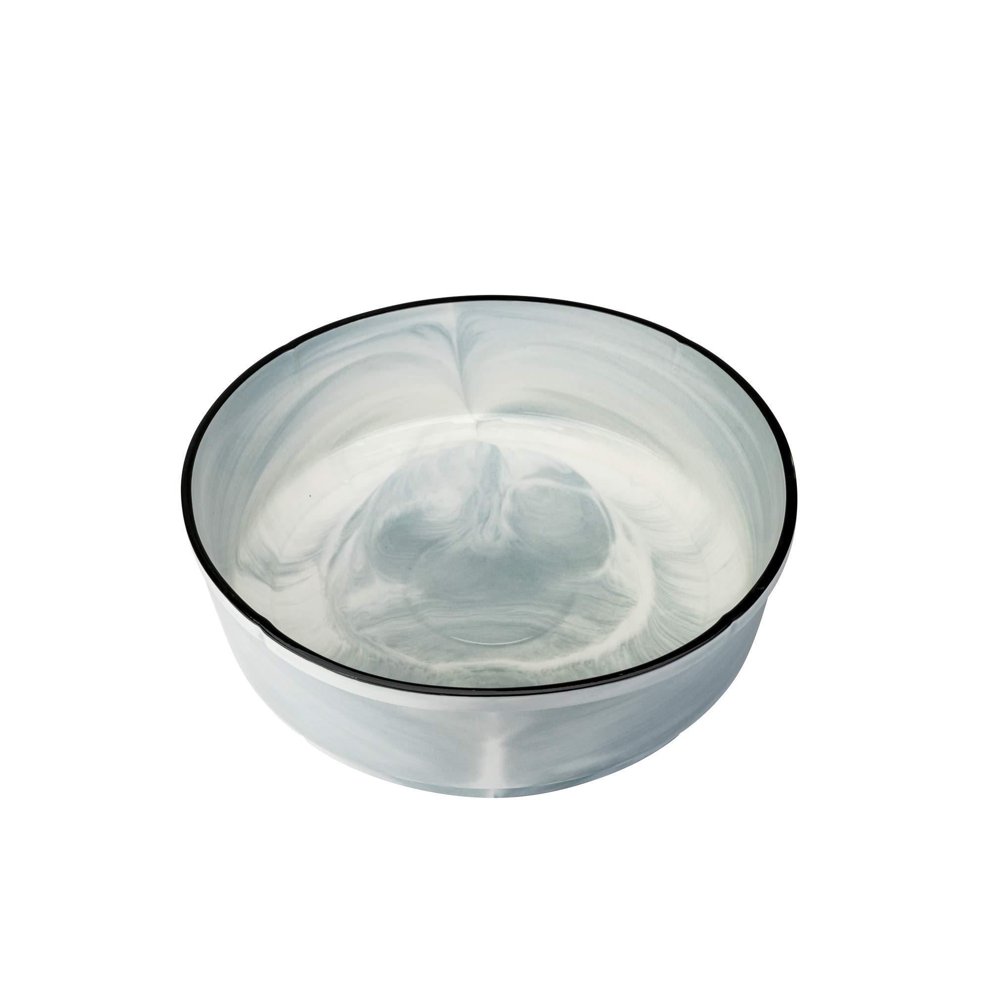 Yedi YCC857 12-inch Fine Porcelain Grey Cereal Bowl - Premium Bone China Soup Bowl for Breakfast, Dessert & Dining - Elegant Tableware for Restaurants, Home & Gifts