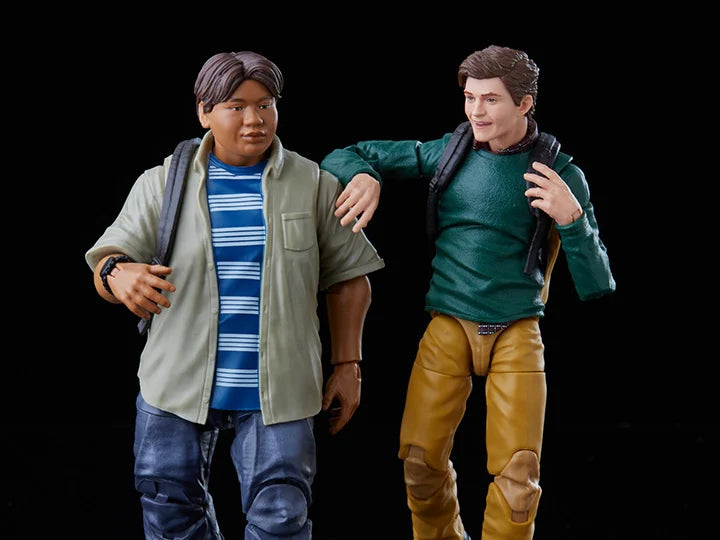 Marvel Legends Spider-Man: Homecoming Action Figures - Peter Parker & Ned Leeds 2-Pack Set for Collectors, Superhero Fans, and Gift Giving