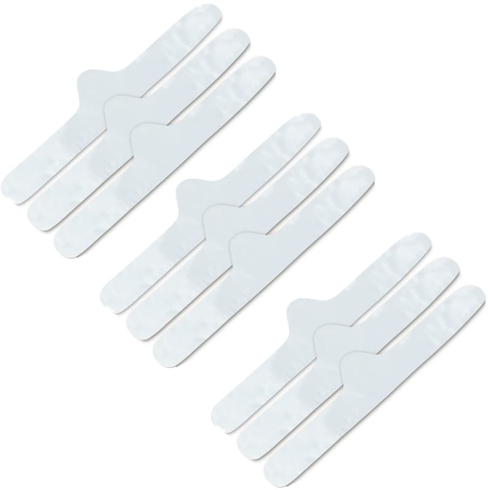 Soft & Breathable Viscose Cotton Blend Bra Liners (9-Pack, White, Large) - Comfortable Underwear for Women - Perfect for Sports, Yoga, and Everyday Wear