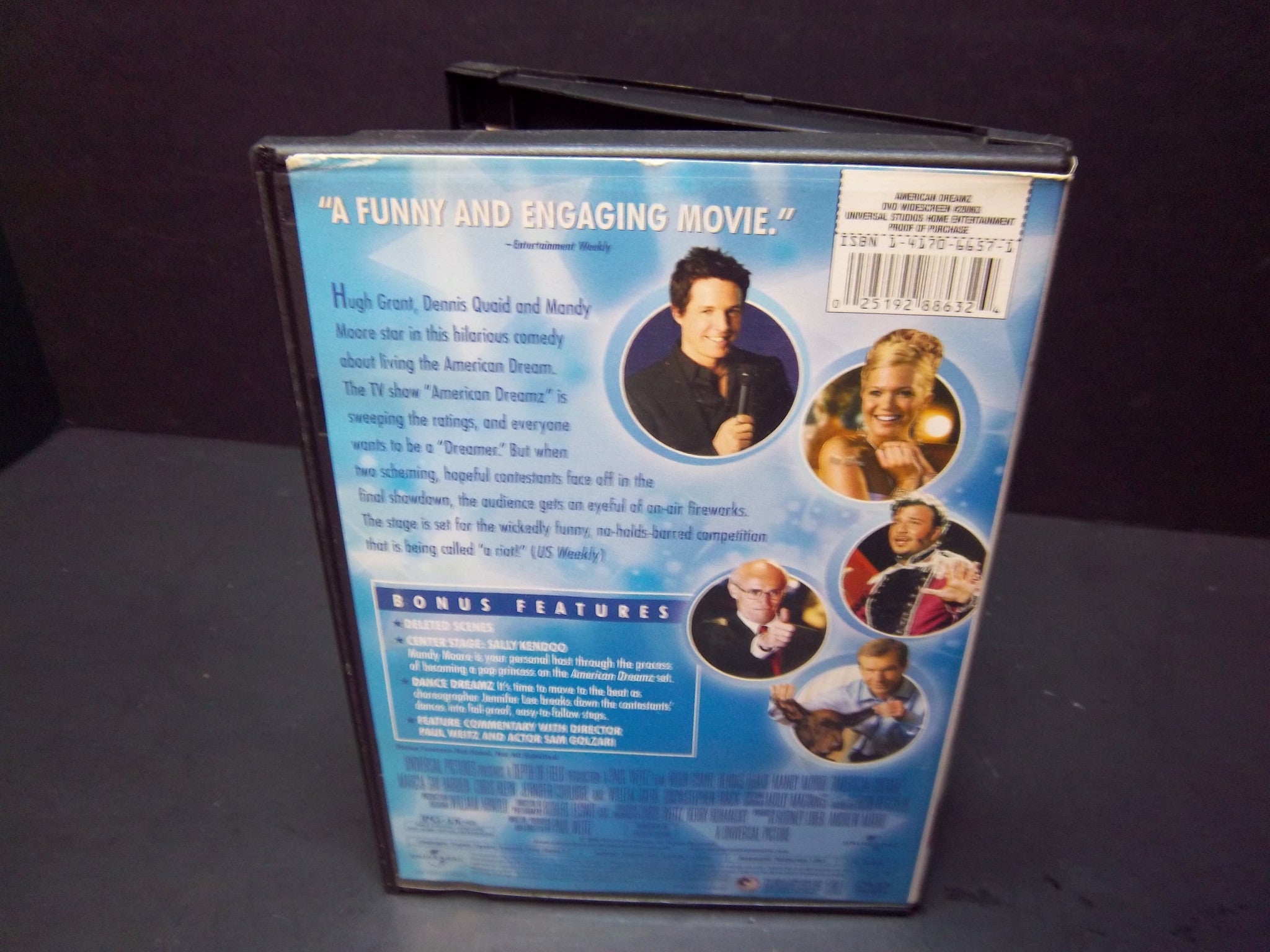 American Dreamz DVD - Starring Hugh Grant, Willem Dafoe & Dennis Quaid | Political Satire Comedy Movie | Perfect for Movie Nights & Political Humor Fans