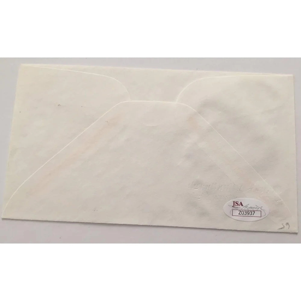 Authentic Signed Envelope Collection - Chuck Yeager, Paul Tibbets, John Glenn & Dick Rutan with JSA COA | Rare Military & Aviation Memorabilia for Collectors & History Enthusiasts | Perfect for Display in Home Offices, Museums & Personal Collections