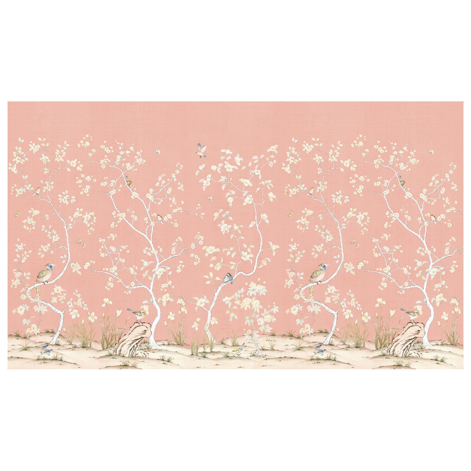 Carlisle in Coral Mural - Premium Wall Art Decor for Home & Office - Perfect for Living Room, Bedroom, or Office Spaces