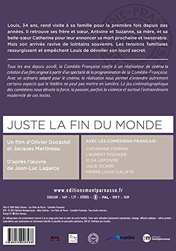 Juste la Fin du Monde (The End of the World) - French Drama Play by Comédie Française | Classic Theater Performance for Literature Lovers & French Culture Enthusiasts