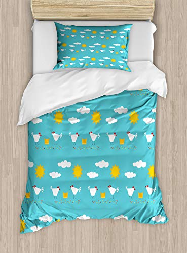 Aqua Orange White