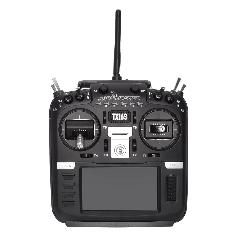 RadioMaster TX16S Hall Sensor Gimbals 2.4GHz 16CH Multi-Protocol OpenTX Transmitter with TBS MicroTX V2 - Perfect for FPV Drones, RC Planes & Helicopters