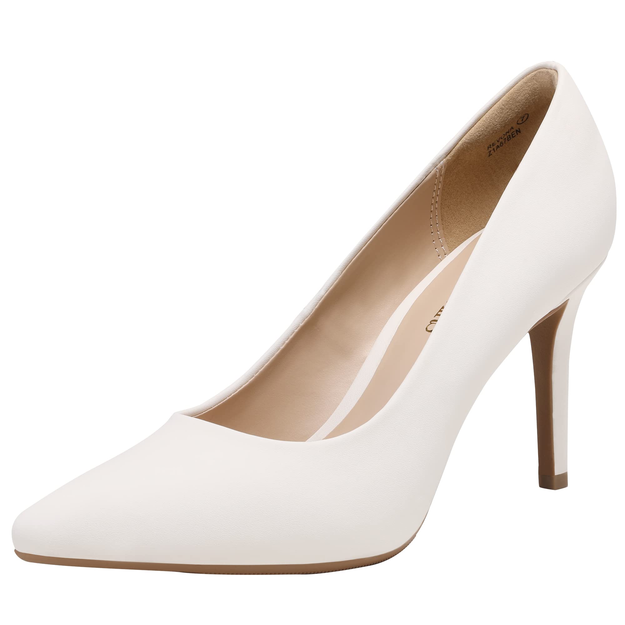 DREAM PAIRS Women's High Heel Stiletto Pumps - Pointed Toe Dress Shoes for Party, Wedding & Evening Wear - Comfortable 4 Inch Heels for Women