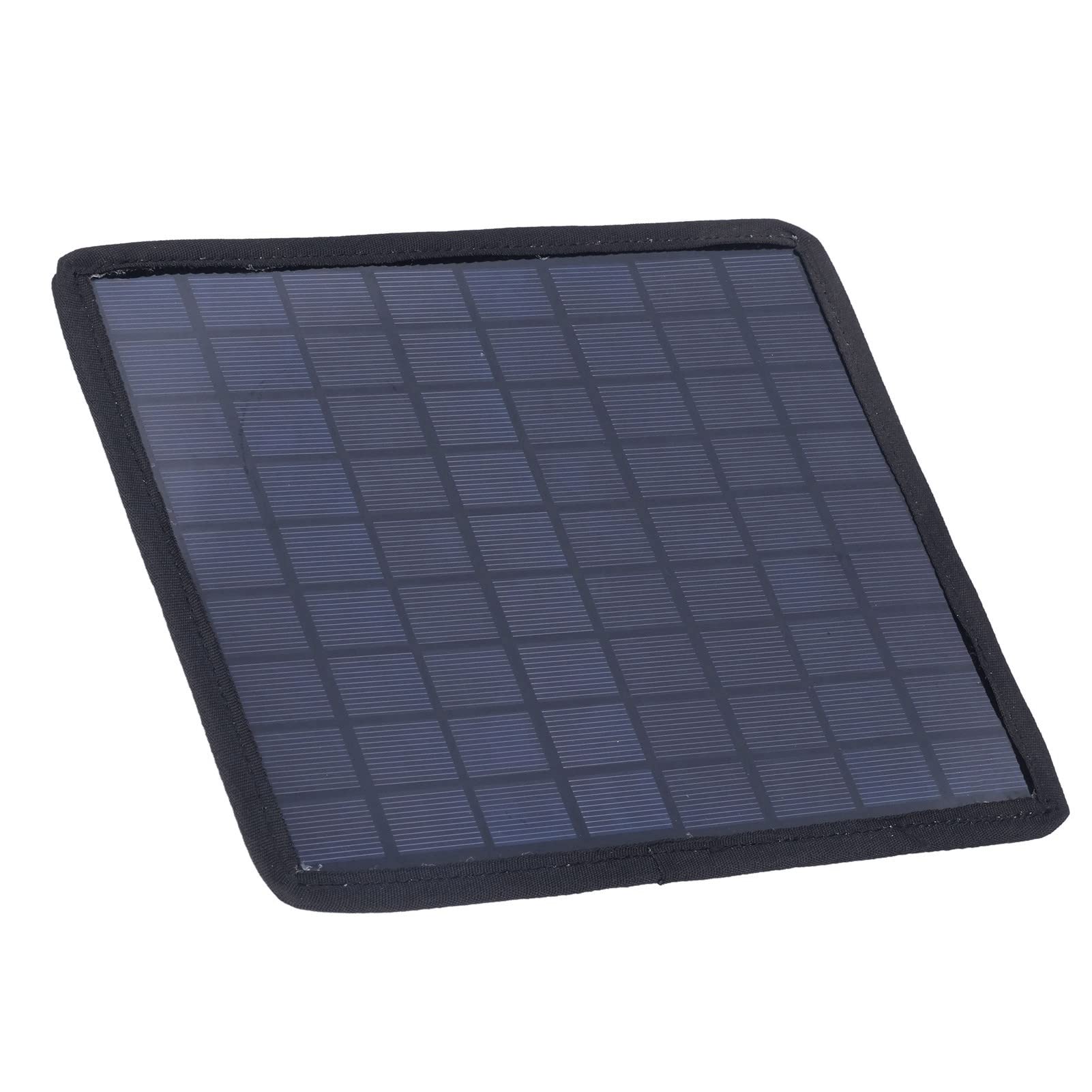 EXCLUZO 6W 18V Portable Solar Panel Charger - Waterproof & Foldable Solar Charger for 12V Car Battery, RV, Boat, Camping - High Efficiency in Low Light Conditions for Outdoor Adventures