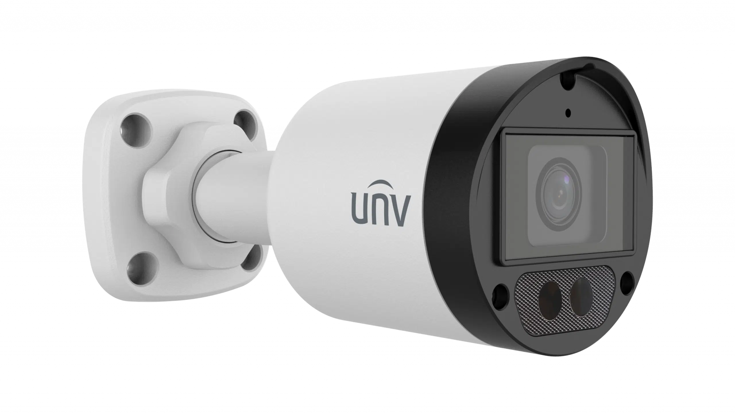 Uniview UAC B124 AF28LM 4MP LightHunter Fixed IR Bullet Security Camera - 2.8mm Lens for 24/7 Outdoor Surveillance, Home & Business Security Monitoring