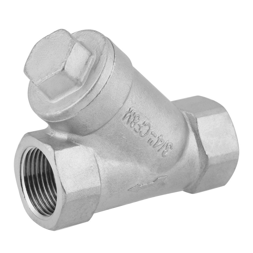 Stainless Steel Y Type Strainer 3/4 Inch DN20 PT Thread - High Pressure Pump Filter for Water, Oil & Gas - Perfect for Industrial Plumbing, HVAC Systems & Pipeline Protection