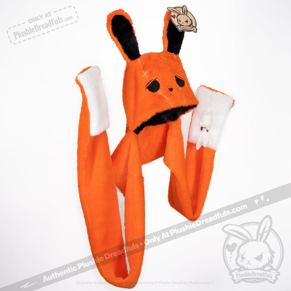 Scoodie Dreadful Anxiety Rabbit Scarf Hoodie - Soft Comfort Wear for Stress Relief, Cute Animal Design - Perfect for Winter Warmth, Anxiety Support & Cozy Lounging