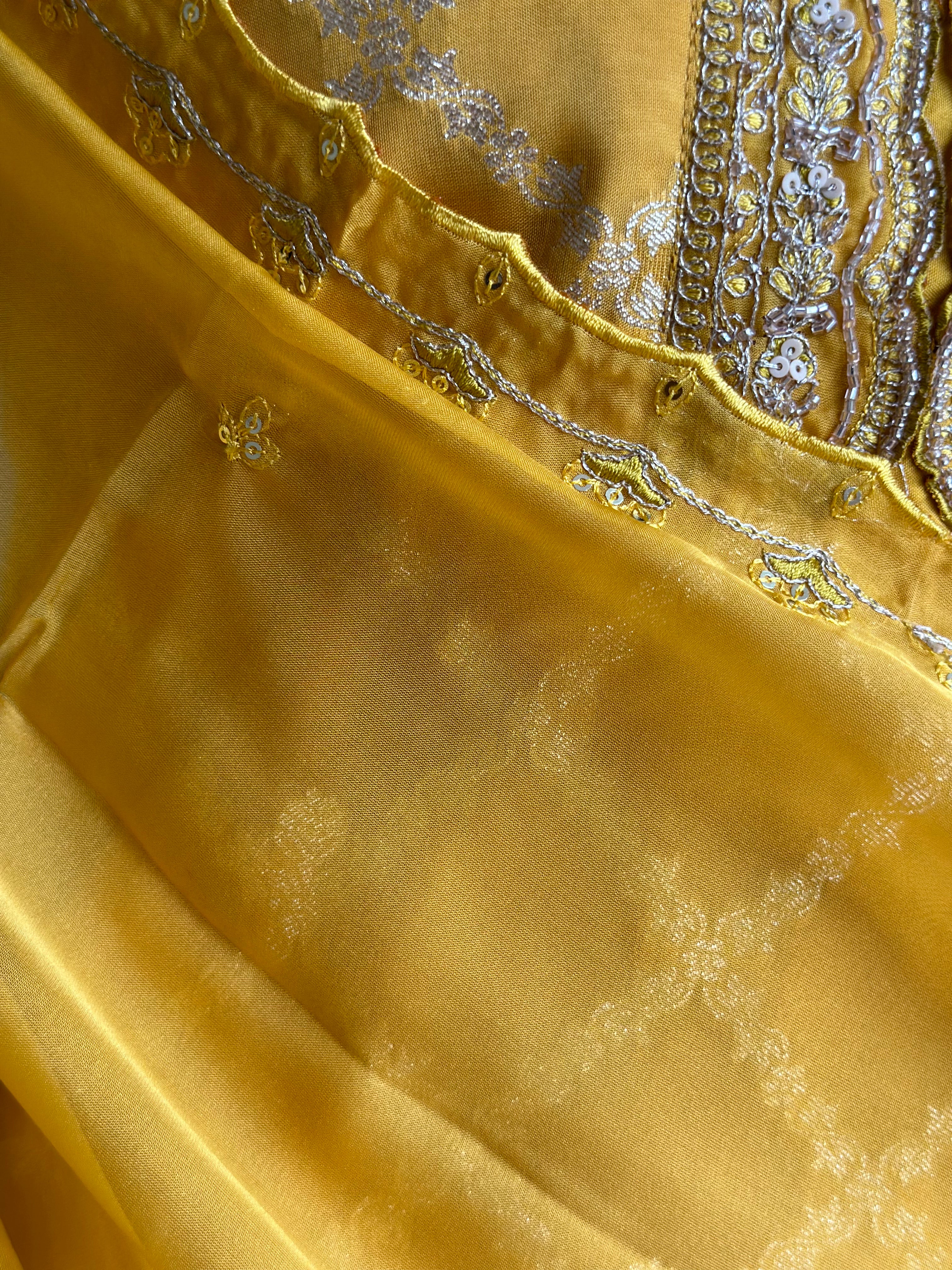 Stylish Bright Yellow Kurta Suit Set for Women | Traditional Indian Ethnic Outfit | Perfect for Festivals, Weddings & Special Occasions