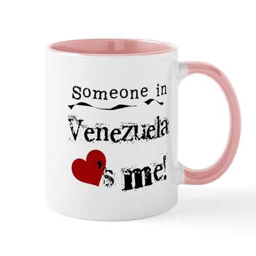 White/Pink Inside - Venezuela Loves Me Mug