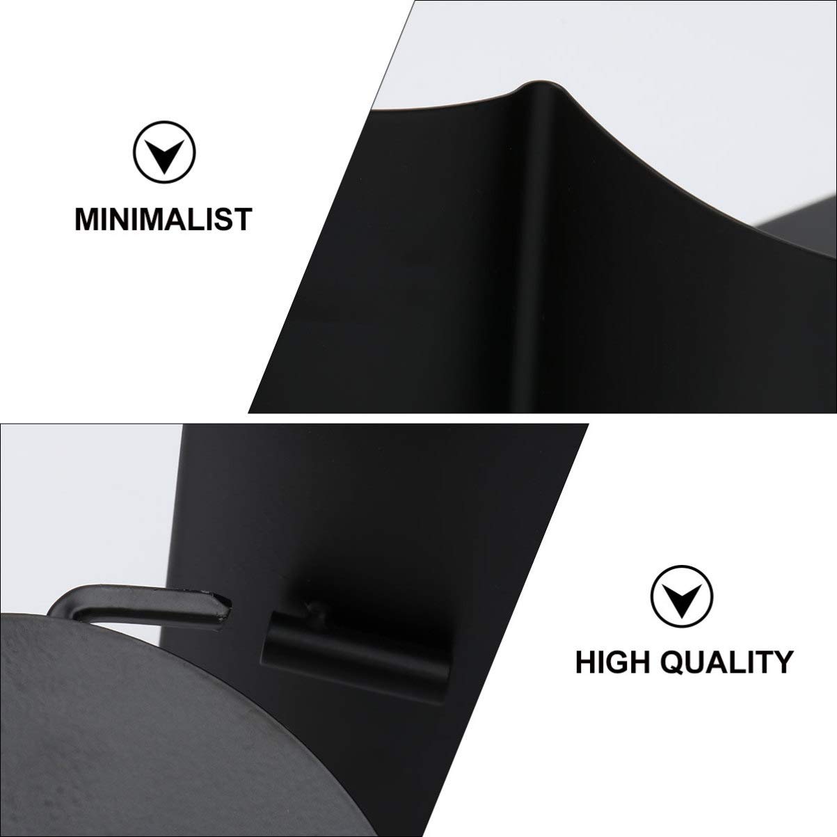 Vertical Toilet Paper Holder Stand - Modern Roll Paper Towel & Tissue Organizer Rack for Bathroom, Kitchen, or Office Desktop Storage - Space-Saving Napkin Dispenser for Home & Commercial Use
