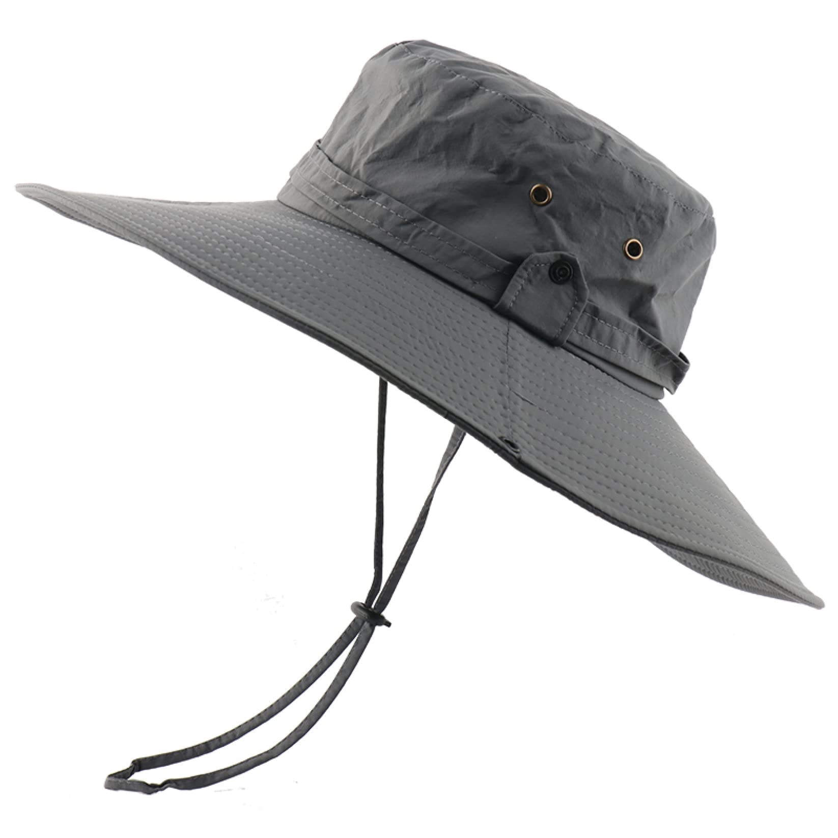 Breathable Mesh Sun Hat for Men - Wide Brim Summer Bucket Hat for Outdoor Fishing, Hiking & Beach Activities - UV Protection Casual Cap