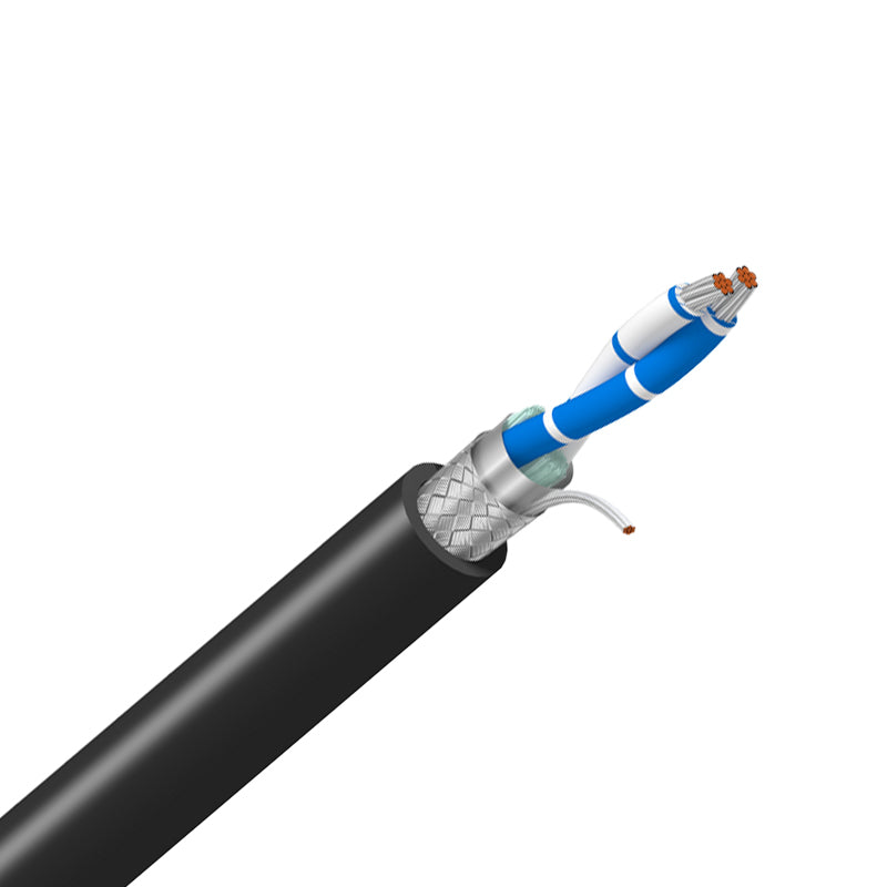 3105A RS-485 Industrial Grade Access Control Cable - PLTC/CM Rated 1 Pair 22 AWG FHDPE SH PVC (1000 ft) for Building Automation & Security Systems