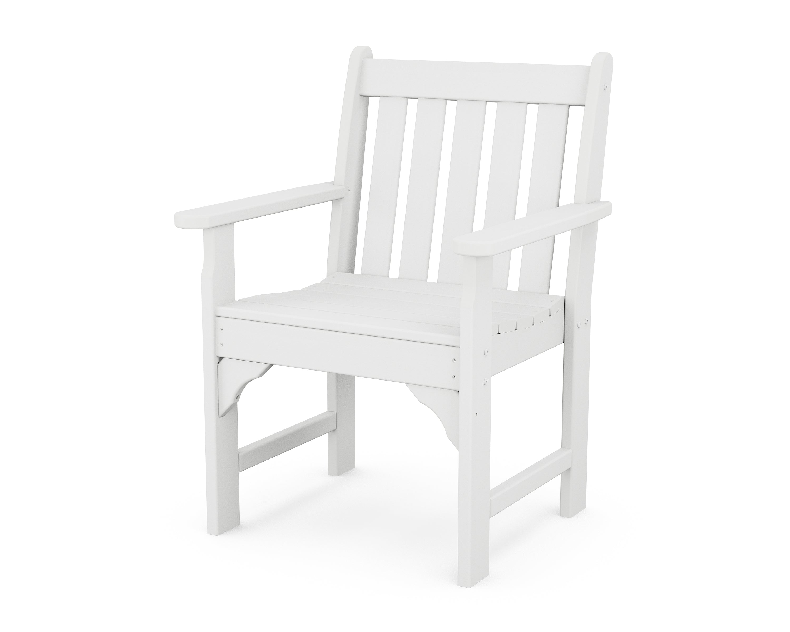 POLYWOOD Vineyard Garden Arm Chair - Durable Outdoor Patio Furniture for Backyard, Poolside, and Deck - Weather-Resistant Adirondack Style Seating