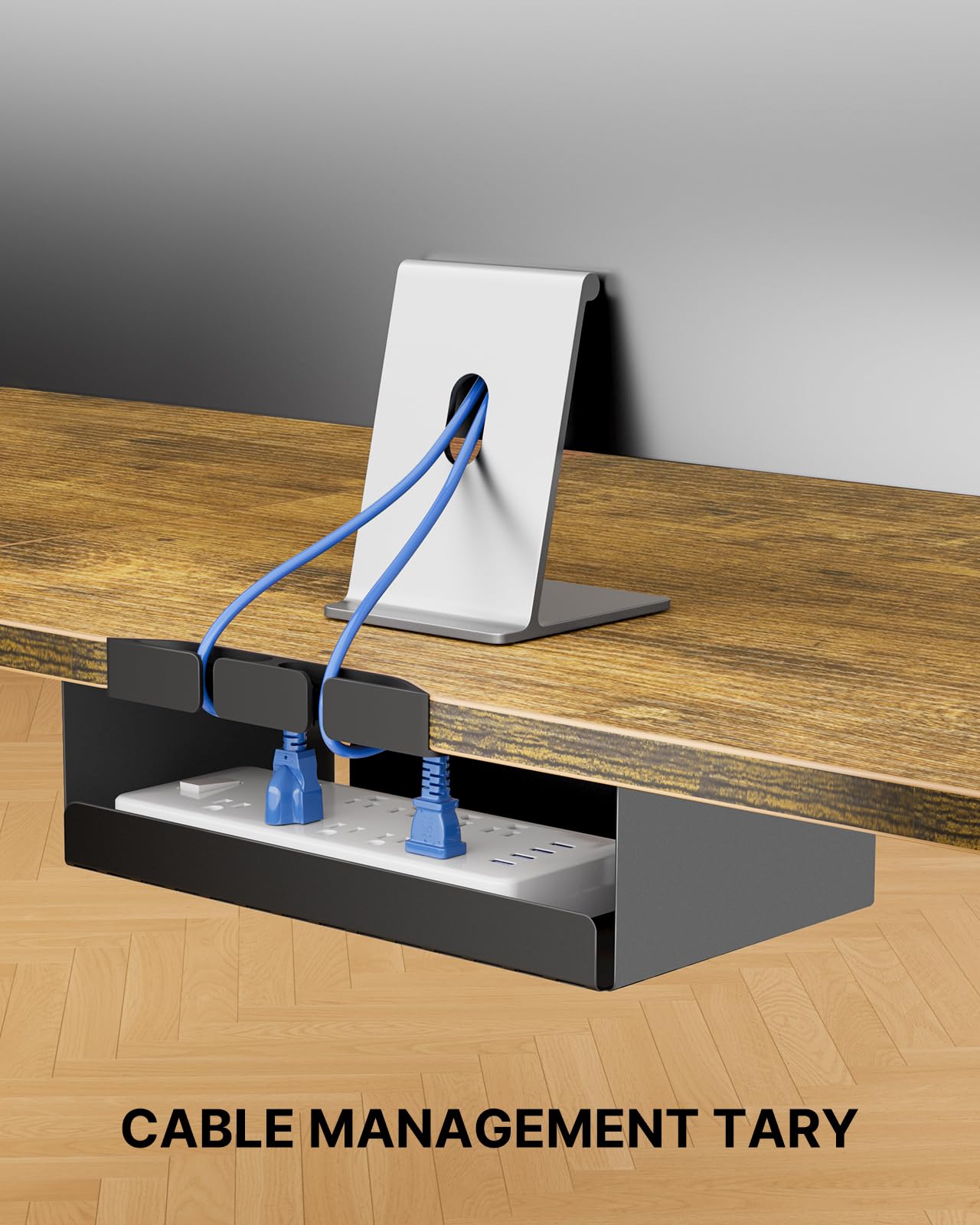 Marsail Adjustable Height Electric Standing Desk - L-Shaped Home Office Desk with 4-in-1 Power Outlet & Headphone Hook | Sturdy Writing Workstation for Home Office, Gaming & Remote Work (Rustic Finish)