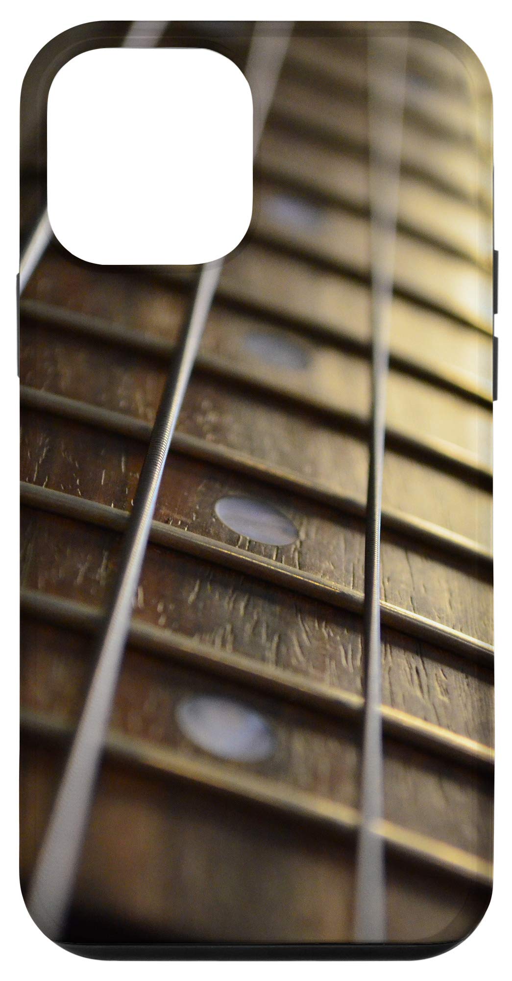 iPhone 12 Mini Bass Guitar Design Case - 4 String Electric Bass Phone Cover for Musicians & Music Lovers - Perfect for Concerts, Band Practice & Music Performances