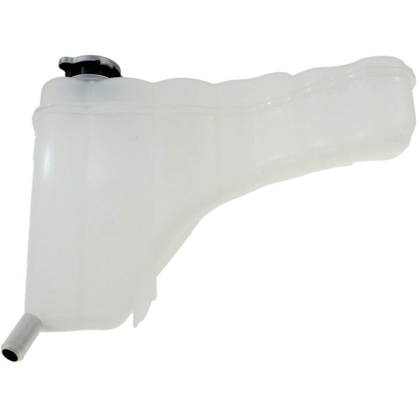 Replacement Coolant Recovery Tank with Cap for 2015-2020 Dodge Charger Challenger 6.4L V8 - White Textured Plastic (Part# CH3014157, 68237637AA) - Durable Engine Cooling System Solution for High-Performance Vehicles