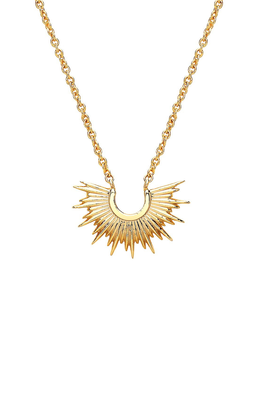 Sunburst Pendant Necklace for Women - 14K Gold Plated Sun Charm Jewelry - Perfect for Everyday Wear, Parties & Gifts