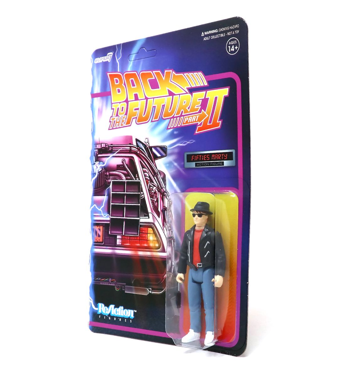 Fifties Marty BTTF2 ReAction Figure - Back to the Future Part II Collectible Toy for Fans & Movie Enthusiasts | Perfect for Display, Gifts, and Nostalgic Fun