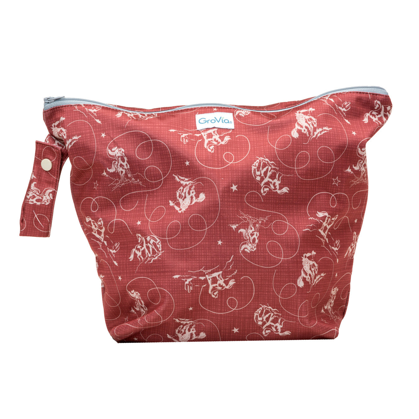 GroVia Zippered Wetbag - Waterproof Reusable Diaper Wet Dry Bag for Cloth Diapers, Swimsuits & Gym Clothes - Perfect for Daycare, Travel & On-the-Go Parents
