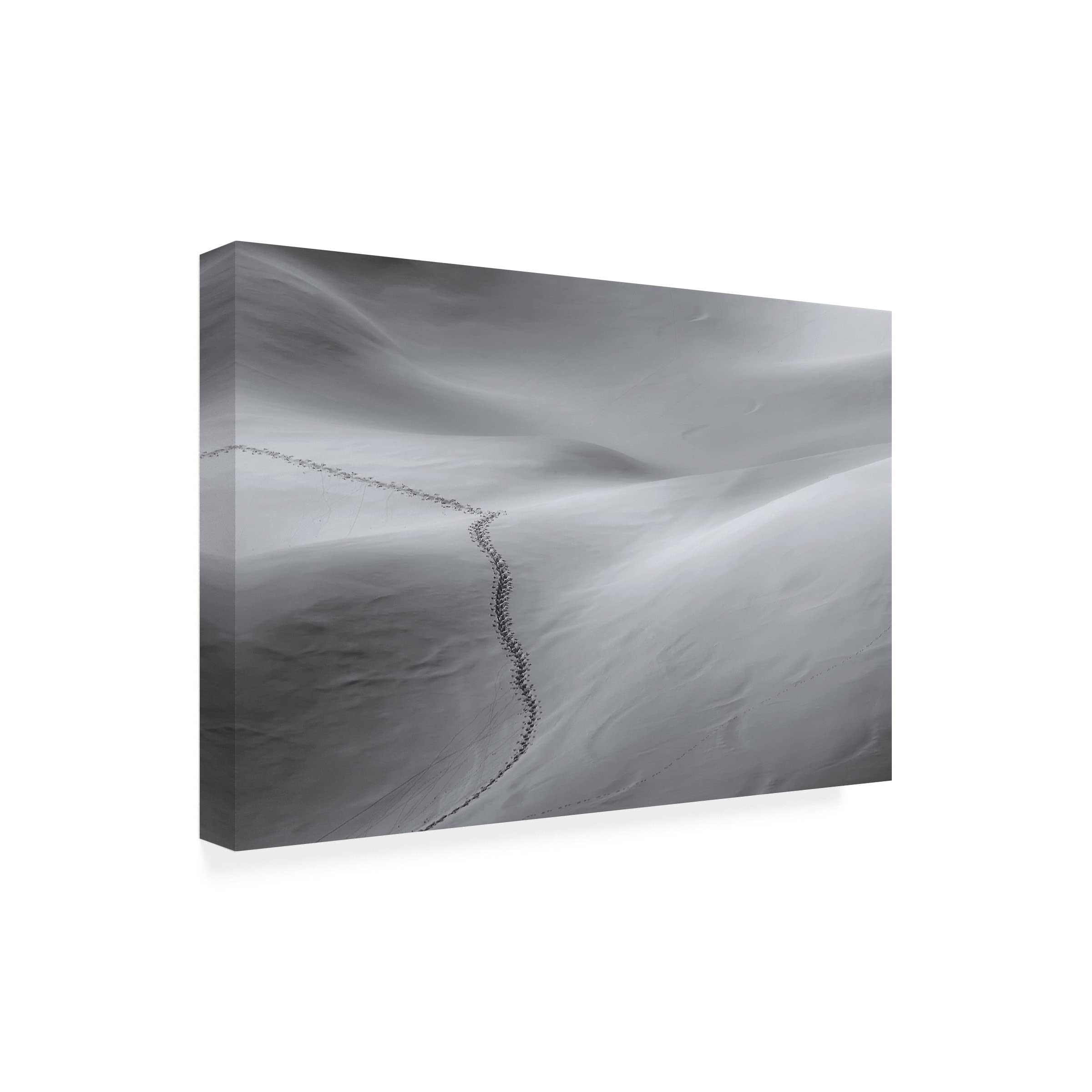 Trademark Fine Art 'On Tour' Canvas Wall Art by Uschi Hermann - Perfect for Living Room, Bedroom & Office Decor