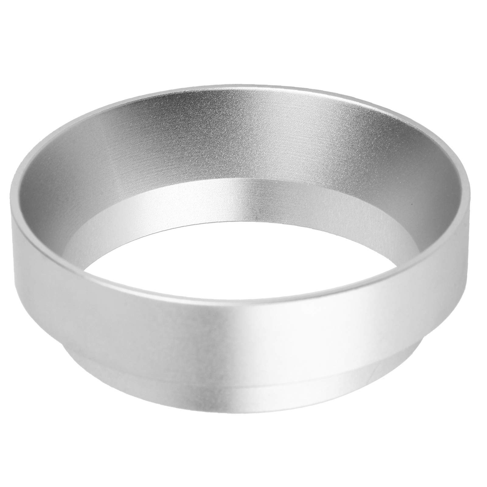 Premium Magnetic Silver Coffee Dosing Ring & Funnel (58mm) - Perfect for Espresso, Pour Over & Home Baristas | Essential Coffee Accessories for Office & Kitchen Use