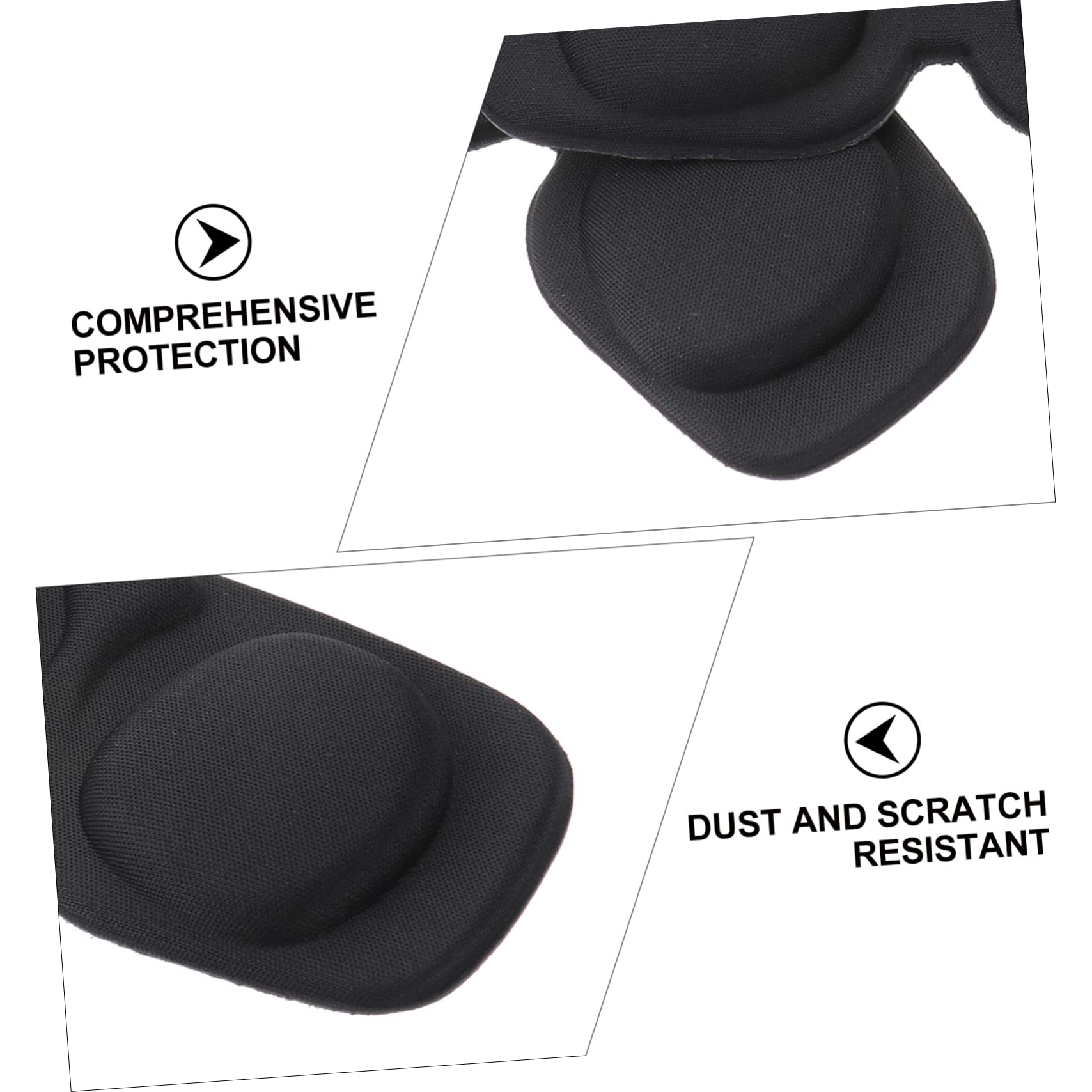 OSALADI Set of 2 VR Lens Covers for Oculus Rift S - Lightweight Scratch-Resistant Protective Cases | Perfect for Travel, Storage & VR Headset Protection