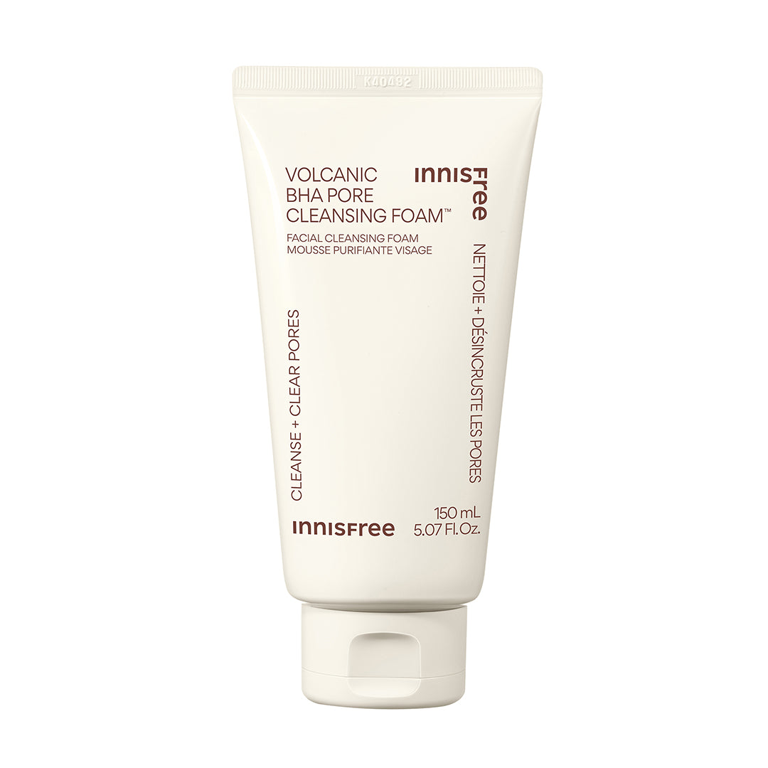 FREE Volcanic BHA Pore Cleansing Foam - Deep Cleansing Face Wash for Acne & Blackheads - Perfect for Oily & Combination Skin Daily Skincare Routine