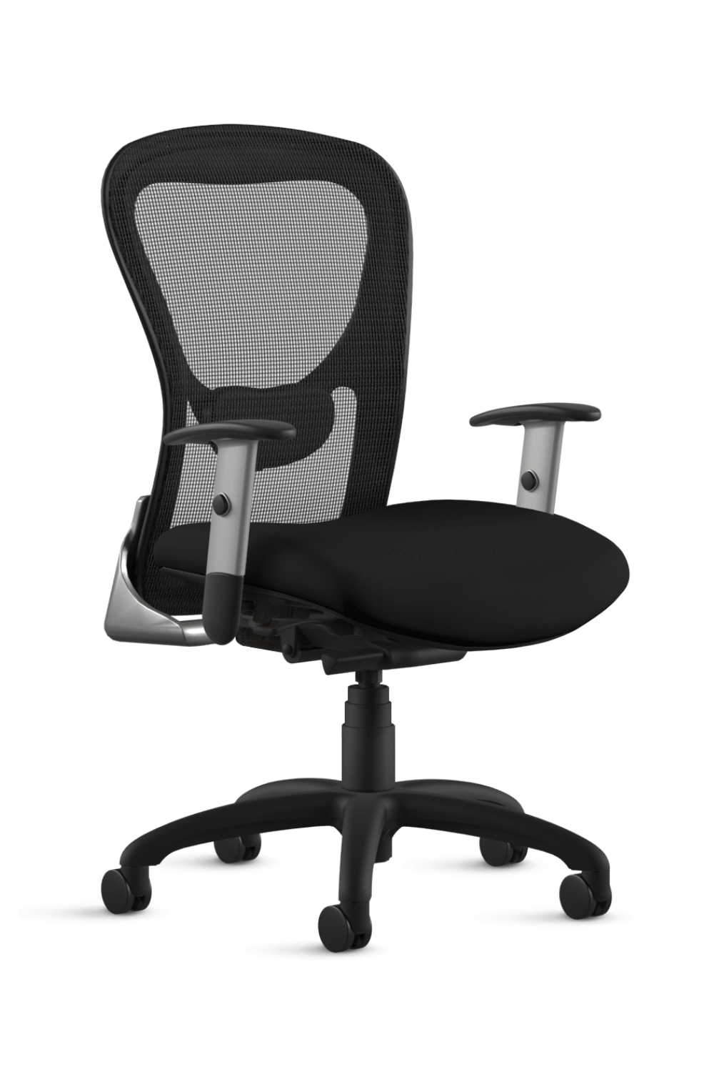 9 to 5 STRATA Mid Back Task Chair (1560) - Ergonomic Office Chair for Home & Work, Adjustable Height & Lumbar Support - Perfect for Desk Work, Gaming & Study
