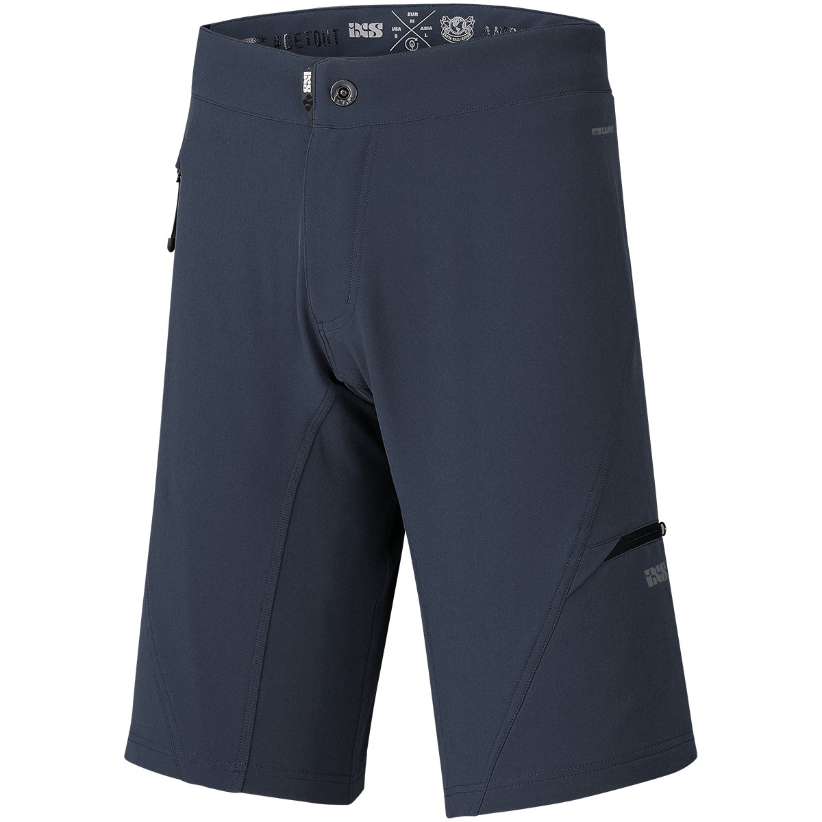 iXS Carve Evo Shorts - Men's Mountain Bike Shorts with Padded Liner, Breathable & Durable for Trail Riding & Downhill Cycling