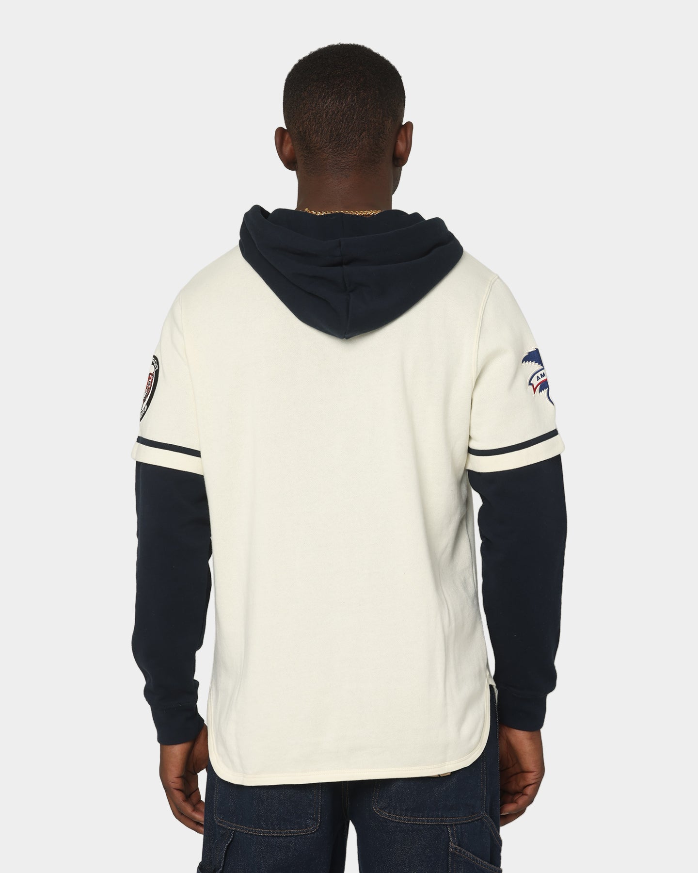 47 Brand Detroit Tigers Shortstop Hoodie Cream - Men's Baseball Hooded Sweatshirt for Casual Wear & Game Day Outfits