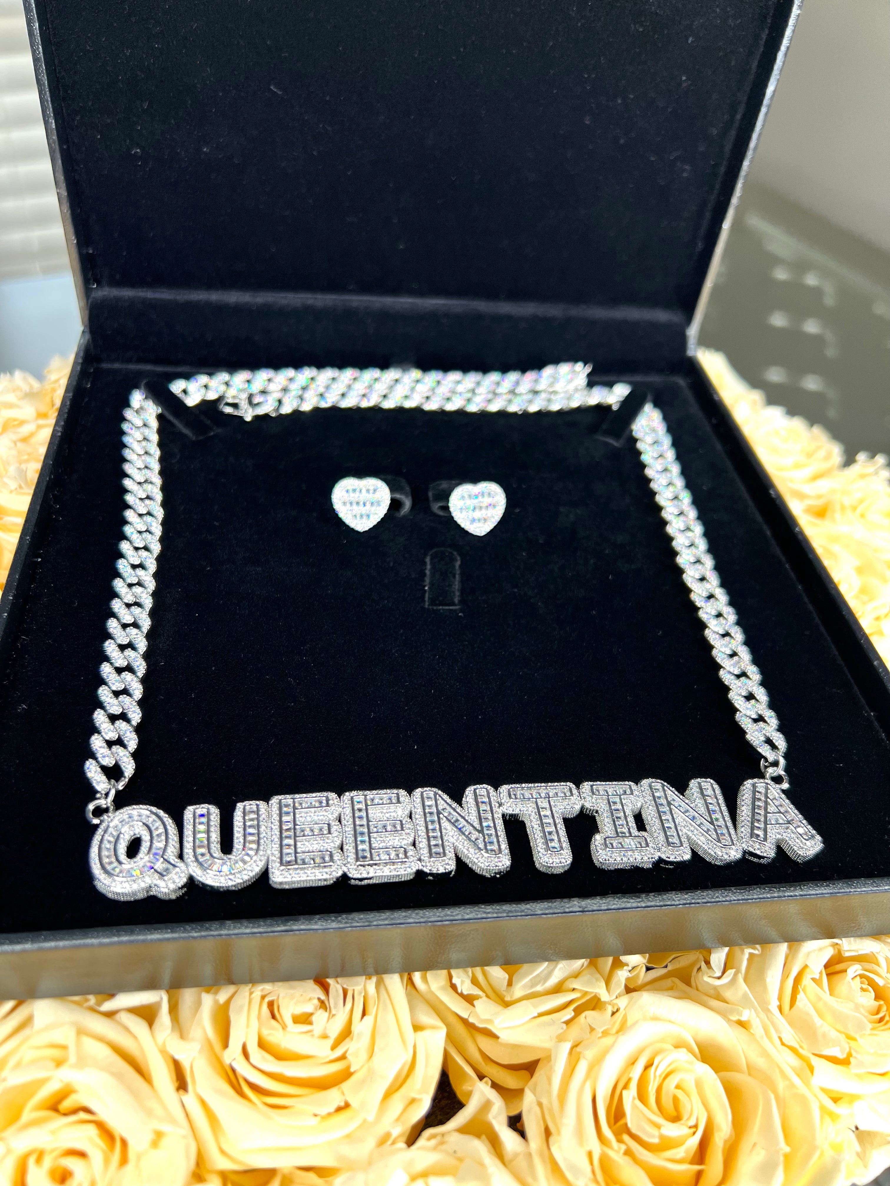 Premium Custom Chain Necklace for Men & Women - Personalized Name & Initial Pendant - Perfect for Gifts, Anniversaries, Weddings & Everyday Fashion