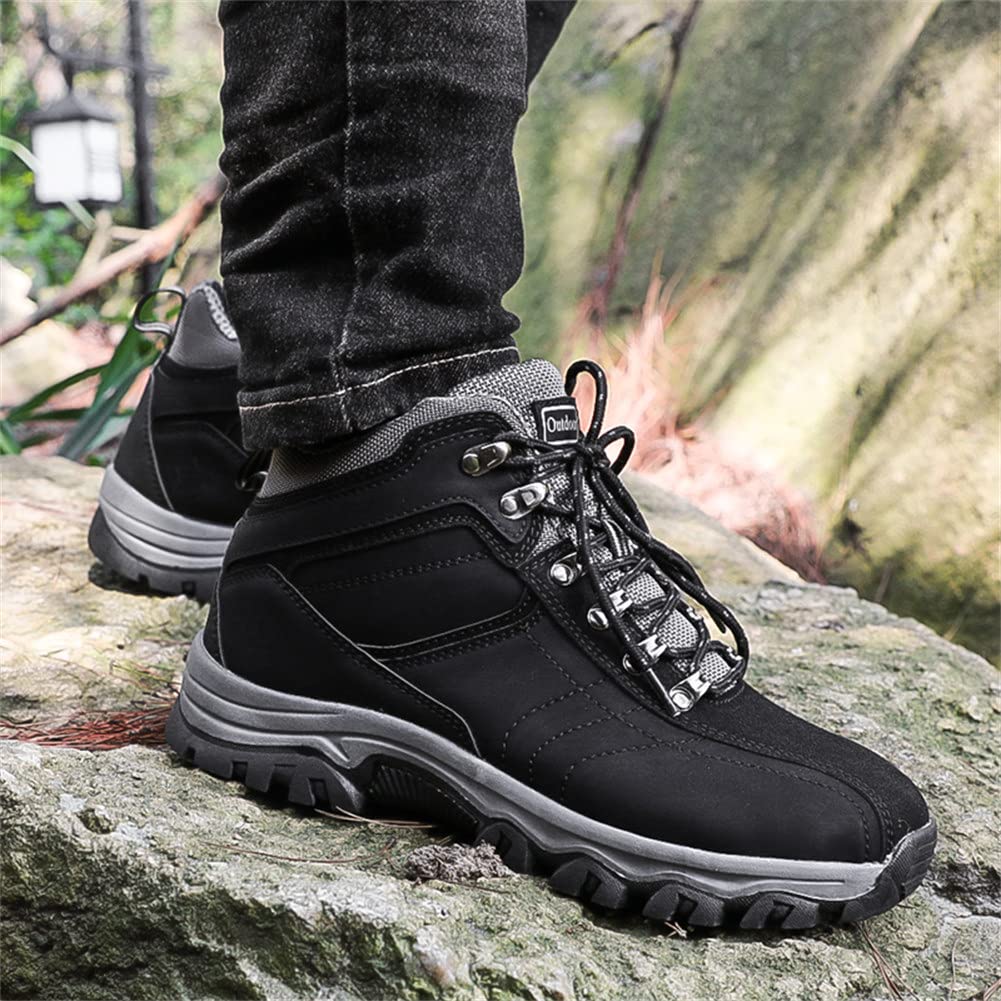 Men's Waterproof Hiking Boots - Lightweight Ankle Boots with Multi-Terrain Lugs | Durable & Sturdy Camouflage Design for Outdoor Work & Adventure | Perfect for Trekking, Camping and Mountain Climbing