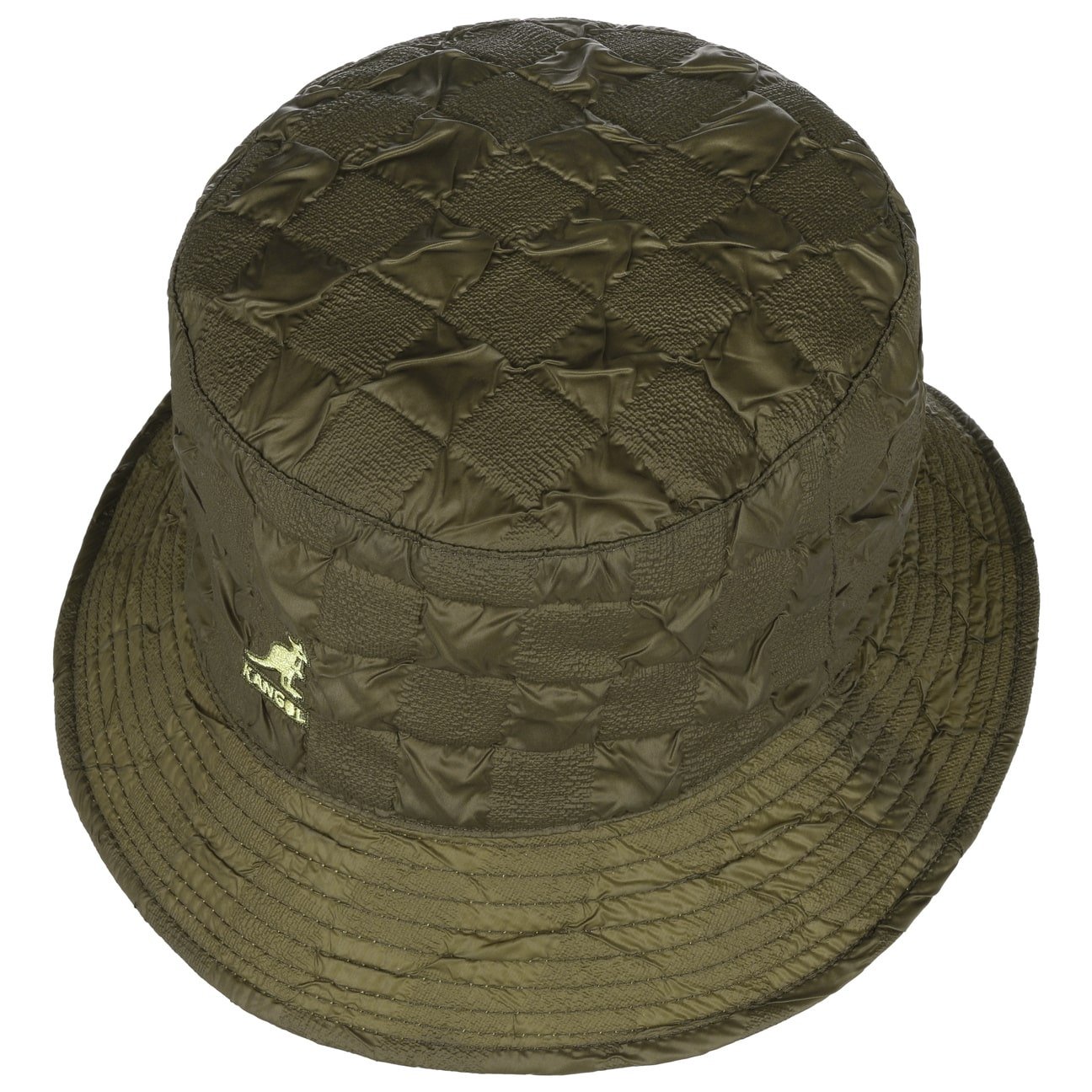 Kangol Pucker Check Bucket Reversible Hat - Stylish Unisex Sun Protection for Outdoor Activities, Travel & Casual Wear