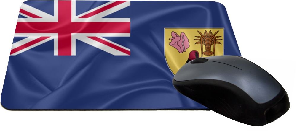 Turks and Caicos Islands Flag Gaming Mouse Pad - Non-Slip Rubber Base, Smooth Surface for Precision Control - Perfect for PC, Laptop, Office & Esports Gaming
