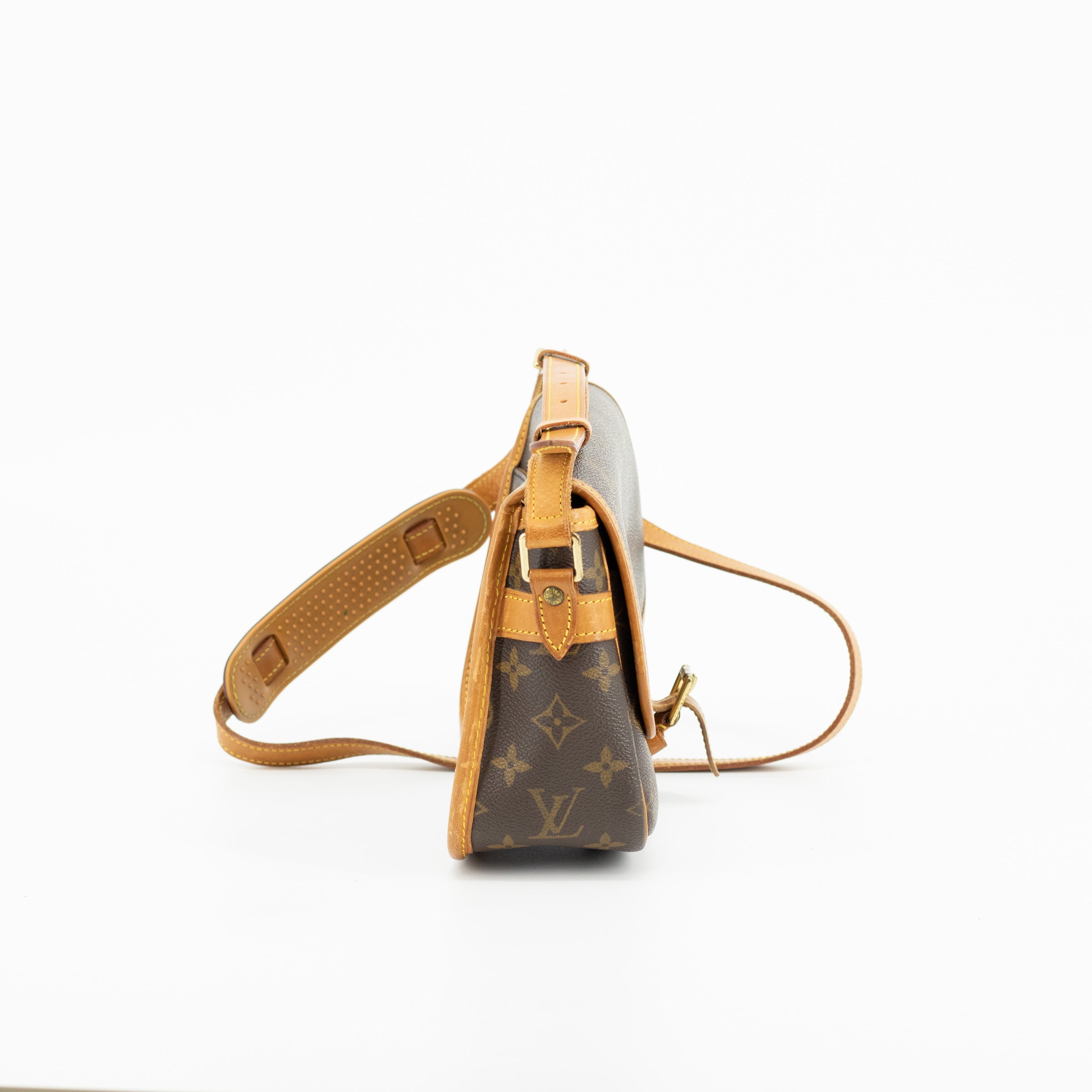 Authentic Louis Vuitton Monogram Brown Canvas Sologne Crossbody Bag 1549 - Luxury Shoulder Bag for Women, Perfect for Travel, Shopping & Everyday Use