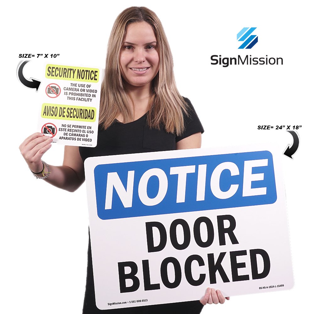 OSHA Out of Office Sign - Durable Aluminum for Business & Warehouse Safety | Made in USA