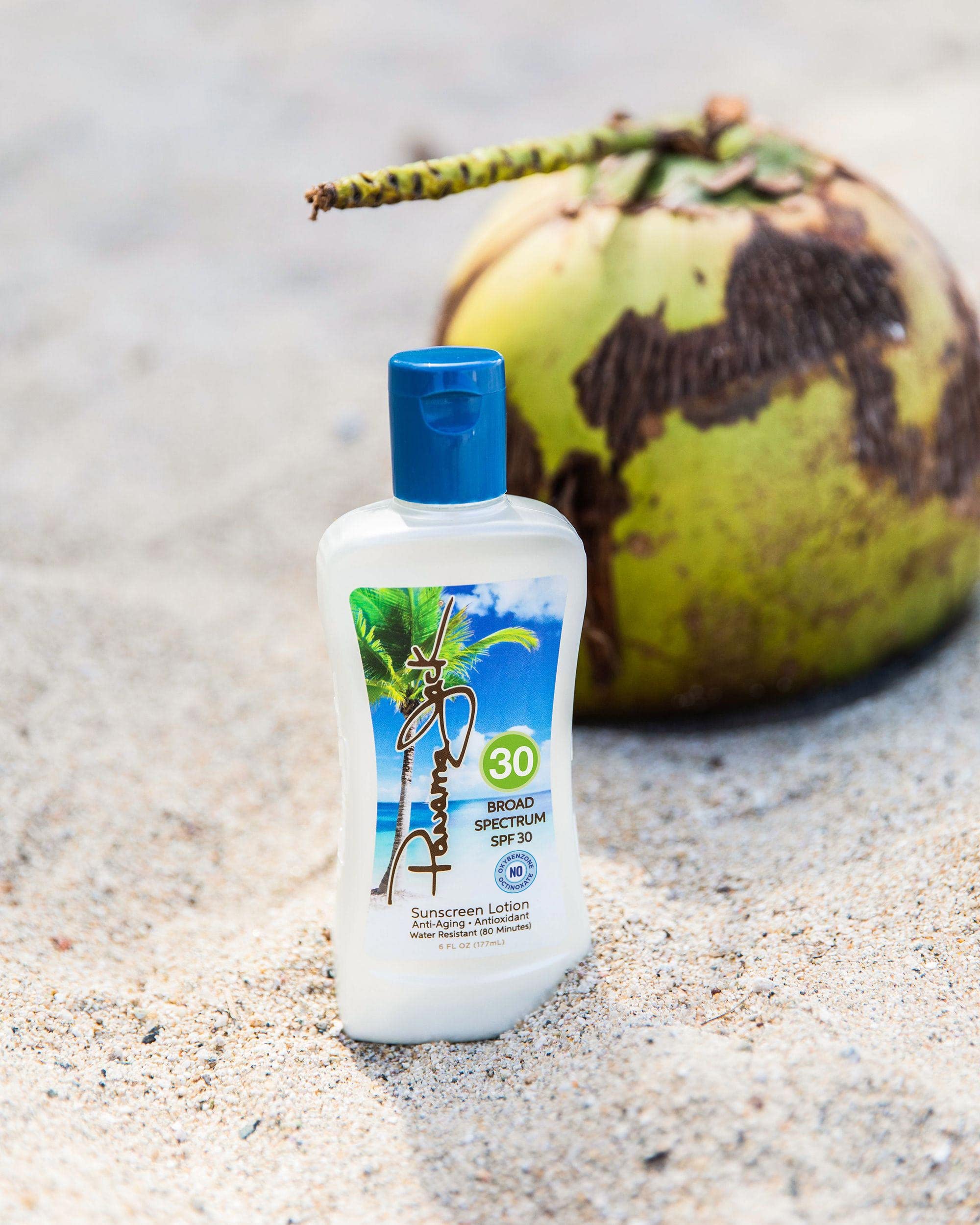 Panama Jack Sunscreen Lotion SPF 30 - Broad Spectrum UVA/UVB Protection, Water Resistant, PABA-Free, Paraben-Free, Gluten-Free & Cruelty Free, 6 Fl Oz (6-Pack) - Perfect for Beach, Pool & Outdoor Activities