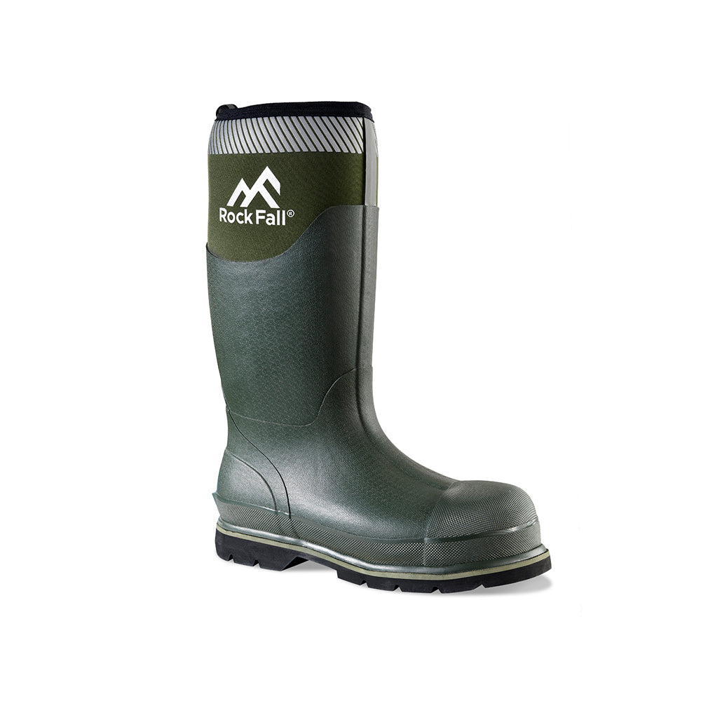 Rock Fall RF280 Meadow Neoprene Safety Wellington Boots - Waterproof Work Boots for Construction, Farming & Outdoor Activities - Ideal for Wet Conditions & Heavy Duty Use