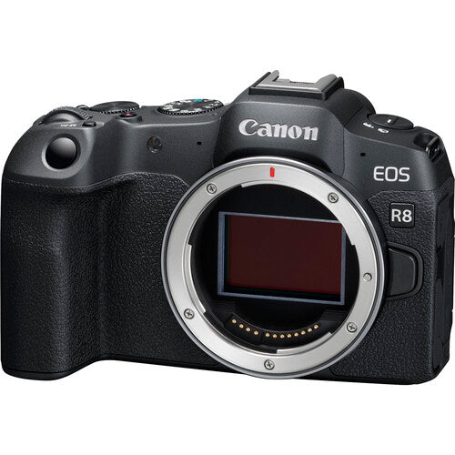 Canon EOS R8 Full Frame Mirrorless Camera with 4K Video & Audio Recording Kit - Perfect for Vlogging, Travel Photography & Professional Content Creation