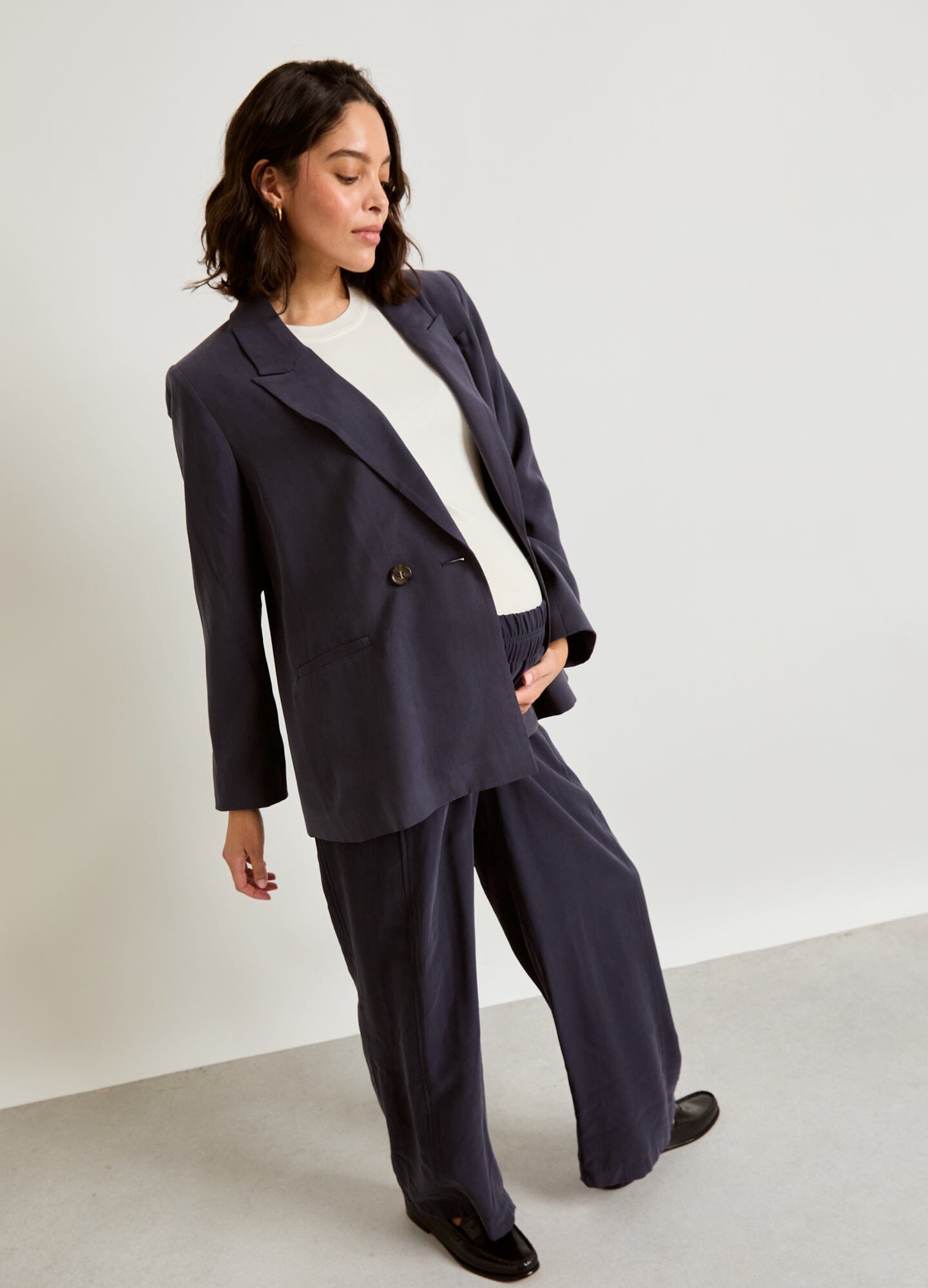Soft Tailored Twill Blazer for Women - Elegant Slim Fit Jacket for Office, Business & Formal Occasions