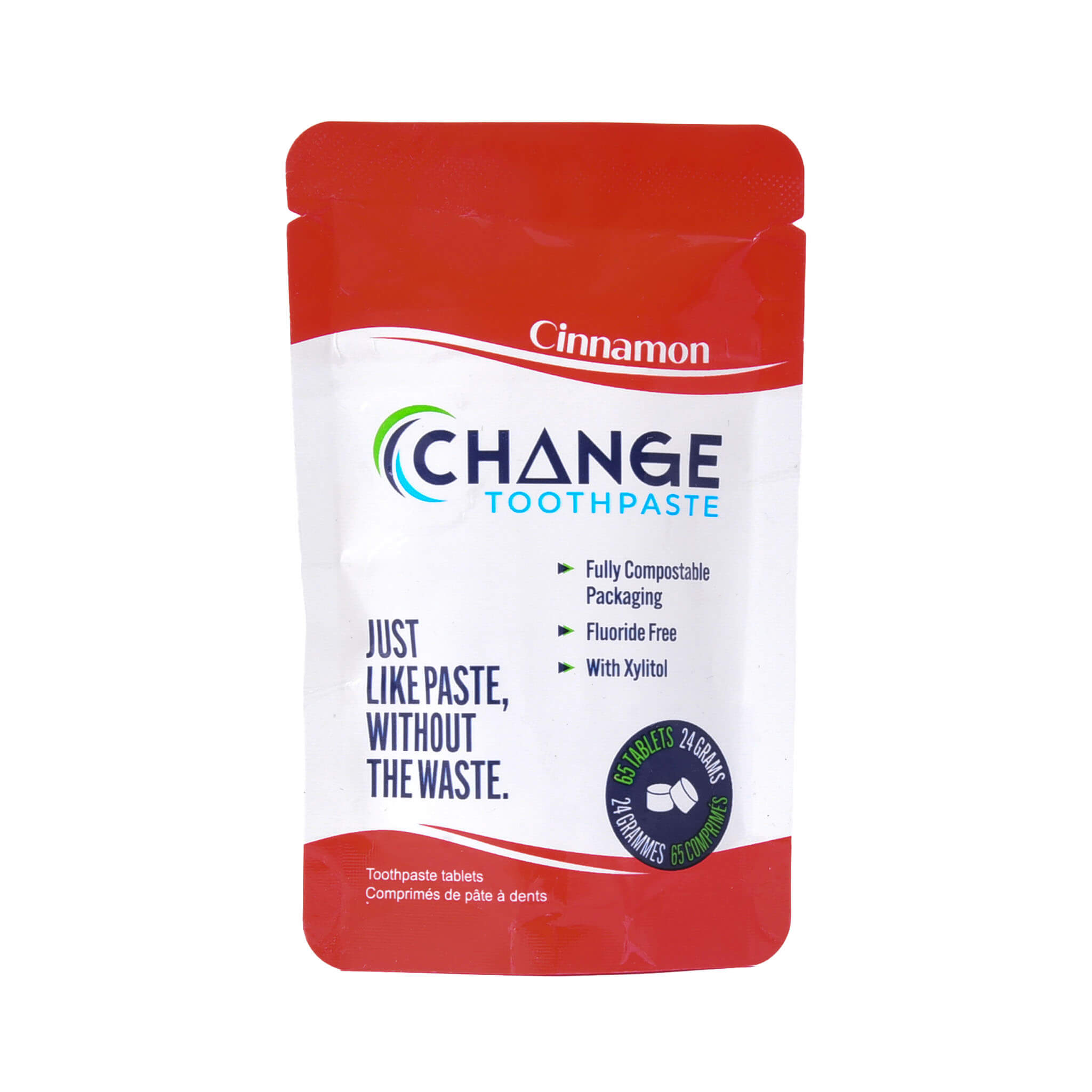 Natural Cinnamon Toothpaste Tablets for Fresh Breath & Whitening - Eco-Friendly Dental Care for Travel & Home Use