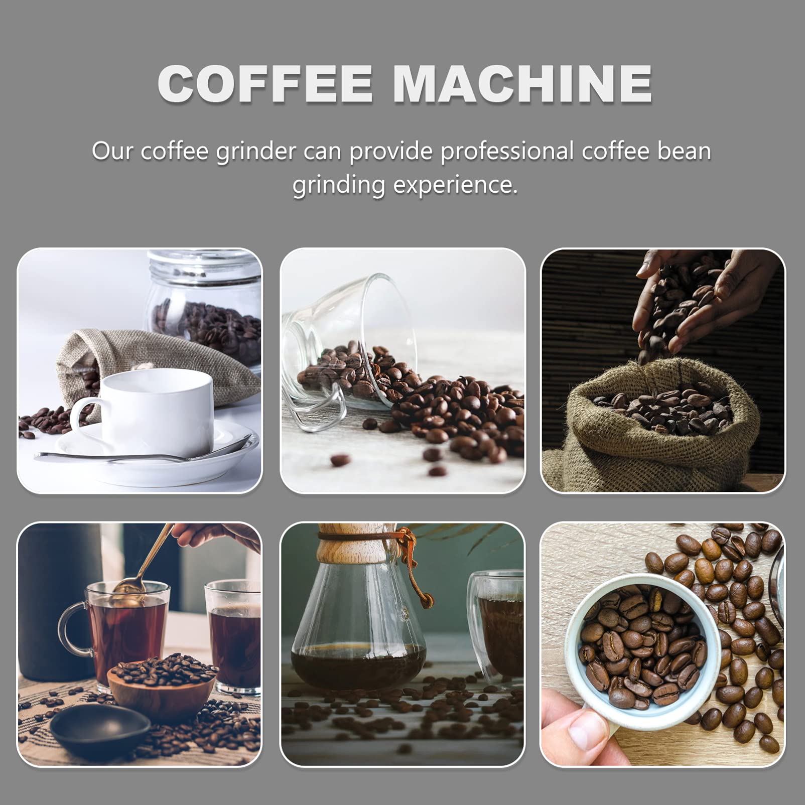 Premium Electric Burr Coffee Grinder for Espresso - Adjustable Coarseness, Quiet Operation, Perfect for Home Baristas - Ideal for Espresso, French Press, and Pour Over Brewing