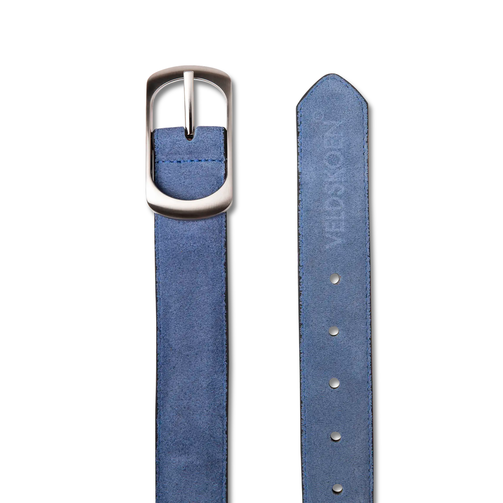 Reversible Leather Belt for Men - 35mm Width (Blue & Brown) - Stylish & Durable for Casual & Business Wear