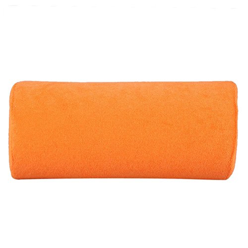 10 Colors Salon Hand Rest Cushion - Detachable Manicure Pillow for Nail Art, Hand Holder Arm Support with Comfortable Memory Foam (Orange) | Perfect for Nail Salons, Home Manicures & Professional Nail Technicians