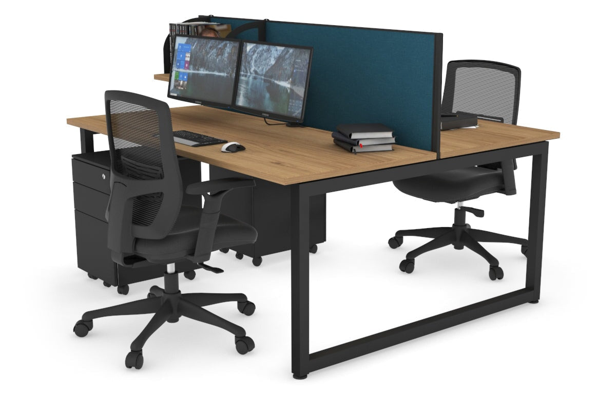 Quadro Loop Legs 2 Person Office Workstation - 47.2